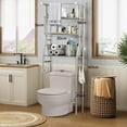 thumbnail image 2 of Estante Baño sobre Inodoro, 3 Niveles Estante de Almacenamiento para Baño sobre Organizador de Inodoro,Repisa de Baño de Acero Inoxidable, 2 of 2