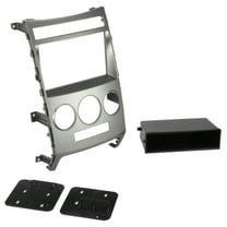 Scosche HY1629B ISO Double DIN & DIN Pocket, Manual A/C control Compatible with 2007-12 Hyundai Veracruz - Black