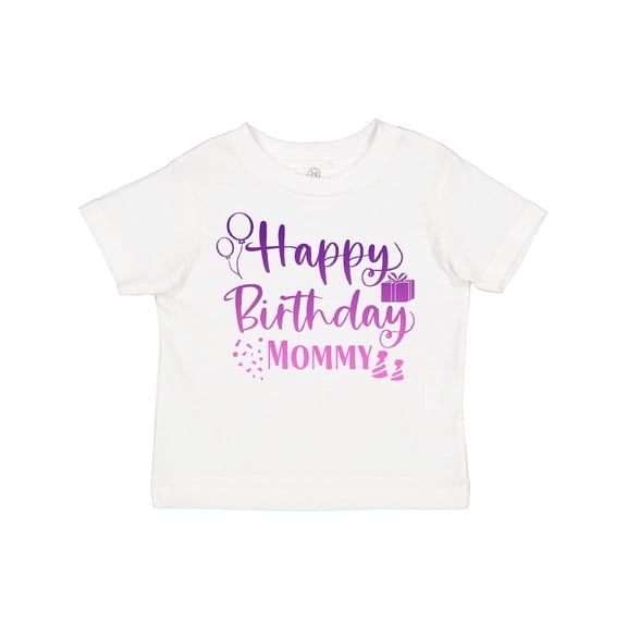 Inktastic Purple Happy Birthday Mommy Boys or Girls Toddler T-Shirt