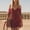 #477-Red, variant on TaTaai Women's Western Style V-Neck Sleeveless Dress with Fringe Details, Flowy Silhouette, and Casual Boho Fit Gift