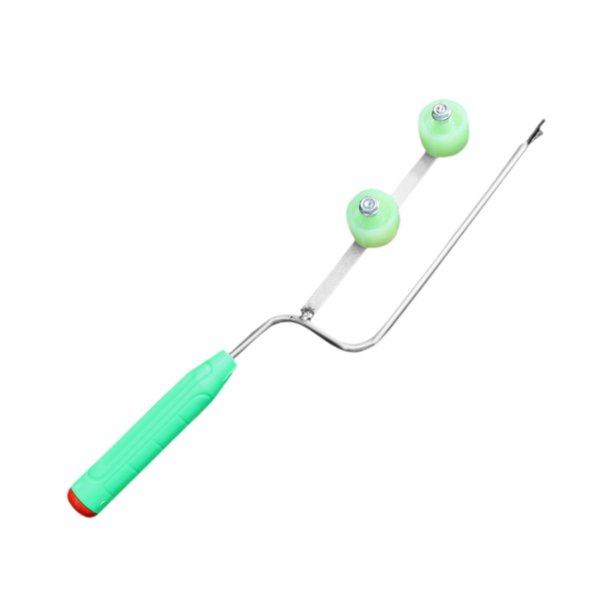 Herramienta para plantar batatas, sembradora manual profesional con ruedas, herramienta de jardinería Doble rueda