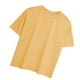 thumbnail image 3 of Camiseta suelta Mujer Verano Cuello redondo Manga corta Top casual, Amarillo, XXL Kearding AP001475-10, 3 of 7
