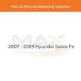 thumbnail image 2 of MAX Advanced Brakes - Rear Brake Kit For 2007-2009 Hyundai Santa Fe| Carbon Ceramic Brake Pad and Rotor Kit| Daily Driving OE Replacement Brake Rotors, 2 of 9