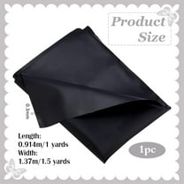 Black TPU Fabric 54 Inch Wide Waterproof 1 Yard
