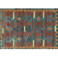 thumbnail image 1 of Ahgly Company Indoor Rectangle Southwestern Light Blue Country Area Rugs, 4' x 6', 1 of 4
