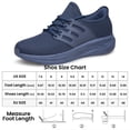 thumbnail image 2 of AMANSSE Walking Shoes for Men Non Slip Running Shoes Lightweight Breathable Sock Shoes Workout Gym Fashion Sneakers Navy Blue Size 14, 2 of 7