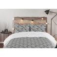 thumbnail image 5 of Ambesonne Folk Art Down Alternative Quilt Comforter, Bird Pattern Asian Style, King, Grey Black and White, 5 of 5