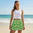 thumbnail image 5 of Xoenoiee Golf Grassland Print Tennis Skirt for Women High Waisted Golf Skirts with Pockets Shorts Athletic Pleated Skorts Plus Size, Size L, 5 of 7