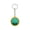 Green(1pc), variant on Dumpling Keychain, Mini Dumpling Squishies Stress Relief Fidget Clicker Keychain, Hard- Anxiety Relief & Focus Boost Quiet Toys for Adults