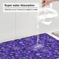 thumbnail image 5 of Gaeub New Year Snowflakes Print Dish Drying Mats For Kitchen Counter, Kitchen Drying Mat, Large Dish Drying Pad for Kitchen Counter, Microfiber Dish Drying Mat for Sinks, Drainer Mats, 18x24in, 5 of 7