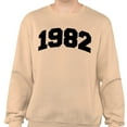 thumbnail image 2 of 1982 College Style Sweatshirt Unisex Large Sand, 2 of 5