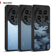 ibmrs For xiaomi 14 ultra case, Translucent Slim Shockproof Phone Cover (Camo Black)