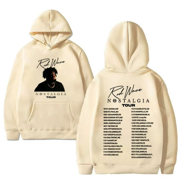 Rapper Rod Wave Merch Hoodies Streetwear Y2k Hoodie Harajuku fashion Pullover Oversized Fleece Sweatshirt Long Sleeve Printed Hoody