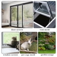 thumbnail image 4 of IAJXWI 36" x 100' Window Mesh Screen Roll, Heavy-Duty Screen Roll, Replacement Door Patio Screen with Cat Dog Proof Metal Porch Screen, Gray, 4 of 9