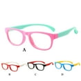 thumbnail image 3 of Kids Anti Blue Rays Glasses Computer Phone Anti Light Blocking Eyeglasses Computer Phone Anti UV Flat Goggles, C3 Pink Frame, 3 of 8