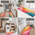 thumbnail image 5 of Colorful Tie Dye Wave Pattern Kitchen Rugs Sets Of 3,Kitchen Runner Rugs Non Skid Washable,Decorative Kitchen Floor Mats for Kitchen,Sink,Laundry,17"x30"+ 17"x47" + 17"x59", 5 of 6