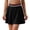Black, variant on Color Block Tennis Skort for Women A Line Golf Skirt with Shorts Underneath Breathable Athletic Skorts