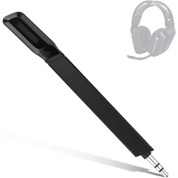 G733 Mic, Boom Microphone Detachable Replacement for Logitech G733 Bluetooth Gaming Headphones on PS5, PS4, Xbox One, PC, Mac, Phone, Noise Cancelling