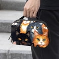 thumbnail image 2 of Cat Portable Oxford Cloth Waterproof Charger Case and Electronic Travel Case Organizer, Small Outdoor Storage Box for PC Case - 5.9x9.44x3.14 in., 2 of 6