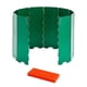 thumbnail image 3 of Parabrisas para estufa de campamento Strade Fareast Limited plegable con bolsa de transporte 10 placas Verde, 3 of 8