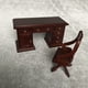 thumbnail image 3 of Silla de escritorio vintage en miniatura Fiudx 1:12 Mini casa de muñecas, 3 of 6
