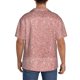 thumbnail image 3 of Fotbe Rose Gold Pink Glitter Camisa Estampada de Manga Corta para Hombre, Casual de Verano, Estilo Playero, Sin Arrugas-Large, 3 of 5