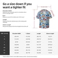 thumbnail image 5 of Sikiie Dogs With Pool Floats Men's Cuban Shirt, Hawaiian Shirts, Business Casual Button Down Shirts, Short Sleeve Shirt-Small, 5 of 5