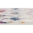 thumbnail image 3 of 5â€™ x 8â€™ White Modern Geometric Grid Area Rug, 3 of 7