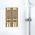 thumbnail image 4 of Dispensador de jabón Champú Gel montaje en pared cocina banco de oficina - Champán Doble Macarena Dispensador de jabón para montaje en pared, 4 of 8