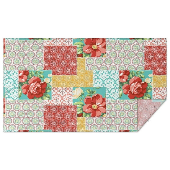 Rectangle Waterproof Tablecloth Pioneer Reusable Indoor/Outdoor Durable Table Cover for Kitchen and Dining Room 60 Inch X 102 Inch