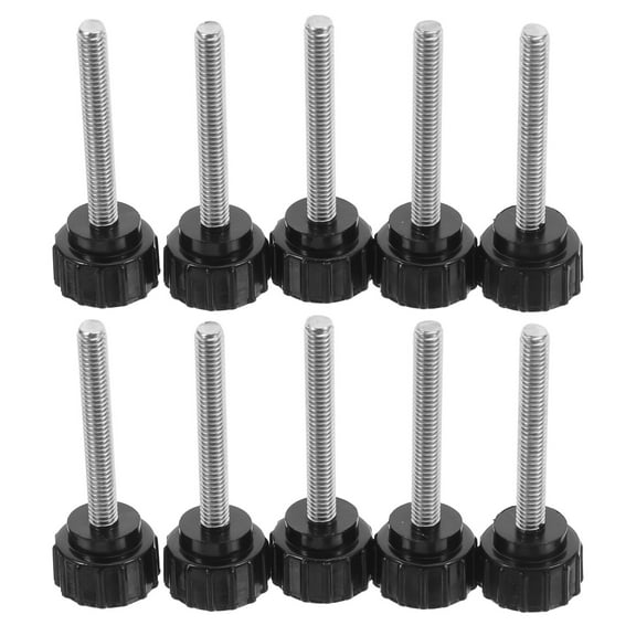Niceauty Tightening Screws Thumb Screw Stainless Steel Antislip Performance for Daily Use 10PCS