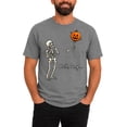thumbnail image 3 of NH2 Creative Funny Skeleton Lost Pumpkin Balloon Halloween T-Shirt, 3 of 4