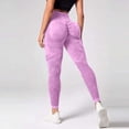 thumbnail image 1 of MKLEKYY Pantalones deportivos para mujer, nuevos pantalones de yoga ahuecados sin costuras, lavados, esmerilados, de cintura alta, ajustados, para deportes y fitness para mujer., 1 of 4