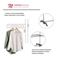 thumbnail image 4 of Rack Tendedero Plegable de Acero Inoxidable con 6 Niveles | Secador de Ropa Resistente y Compacto | Diseño Plegable para Ahorro de Espacio | Ideal para Interior y Exterior | Fácil de Usar, 4 of 5
