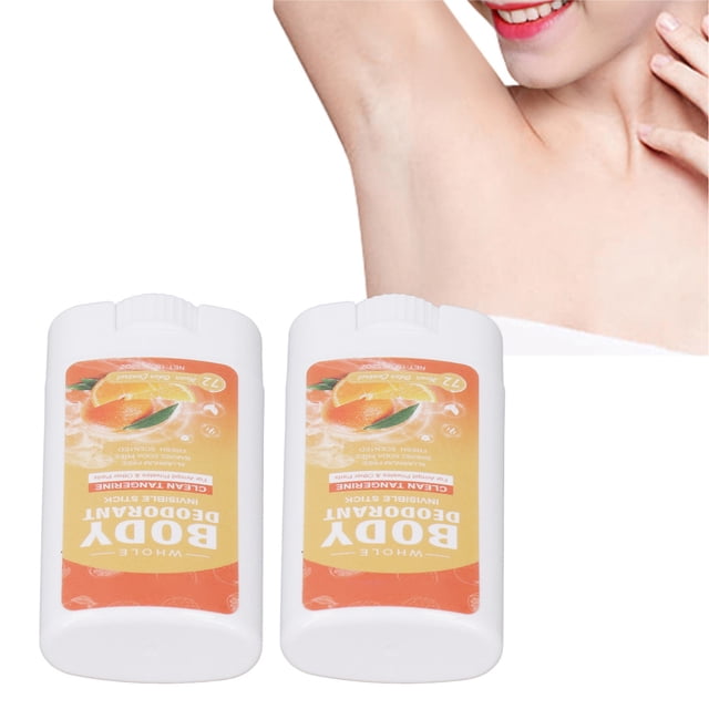 Stick Sólido Antiperspirante, Control de Sudor de 2 piezas portátiles antitranspirante para la axila