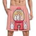 thumbnail image 1 of NICKSUN Shorts de Pyjama Amusants pour Hommes, Bas de Pyjama Courts Doux avec Poches, Jouet Lapin Machine à Vendre, 3TG, 1 of 6