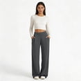 thumbnail image 6 of Elastic Waist Pocketed Yoga Casual Long Pants For Women Summer Stretchy Relaxed Fit Comfortable Active Everyday Wear Versatile Style Breathable, 6 of 7