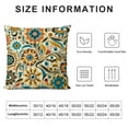 thumbnail image 5 of COMIO Mushrooms Throw Pillow Covers, Boho Retro Groovy Floral Pillow Cases Decorative Double-Sided Square Pillowcases for Home Bed Sofa Living Room Farmhouse Outdoor, 5 of 5