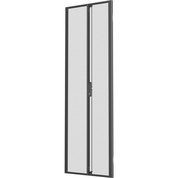 Vertiv 42U x 800mm Wide Split Perforated Doors Black