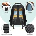 thumbnail image 4 of Aplkyhs School Bus School Backpack for Boys Girls Ages 6-18 Elementary Middle High School Students Large Capacity Lightweight Water Resistant for Daily School Back to School Gifting Casual Travel, 4 of 7