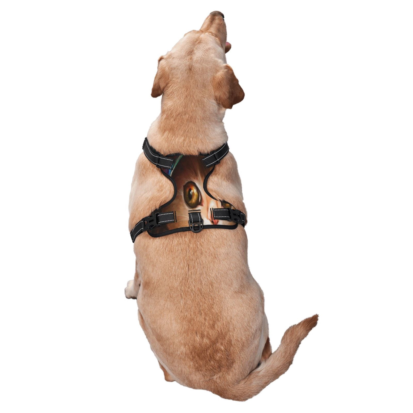 Naloa Animal Cat Pet Harness Vest with Traction Rope, Adjustable No-Choke Dog Vest for Outdoor, Walking - X-Large
