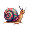 thumbnail image 4 of Cartoon Snail Theme Stickers, Waterproof Snail Theme Sticker for Water Bottle Laptop Phone Cases Planner Skateboard Luggage Helmet Party Favor Decor, Ideal for Adults Teens Teacher Rewards, 4 of 9