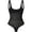 Jacquard Bodysuit Thong - Black, variant on QRIC Shapewear Bodysuit for Women Tummy Control Butt Lifter Panty Hi-Waist Trainer Stomach Body Shaper Slimming Girdles