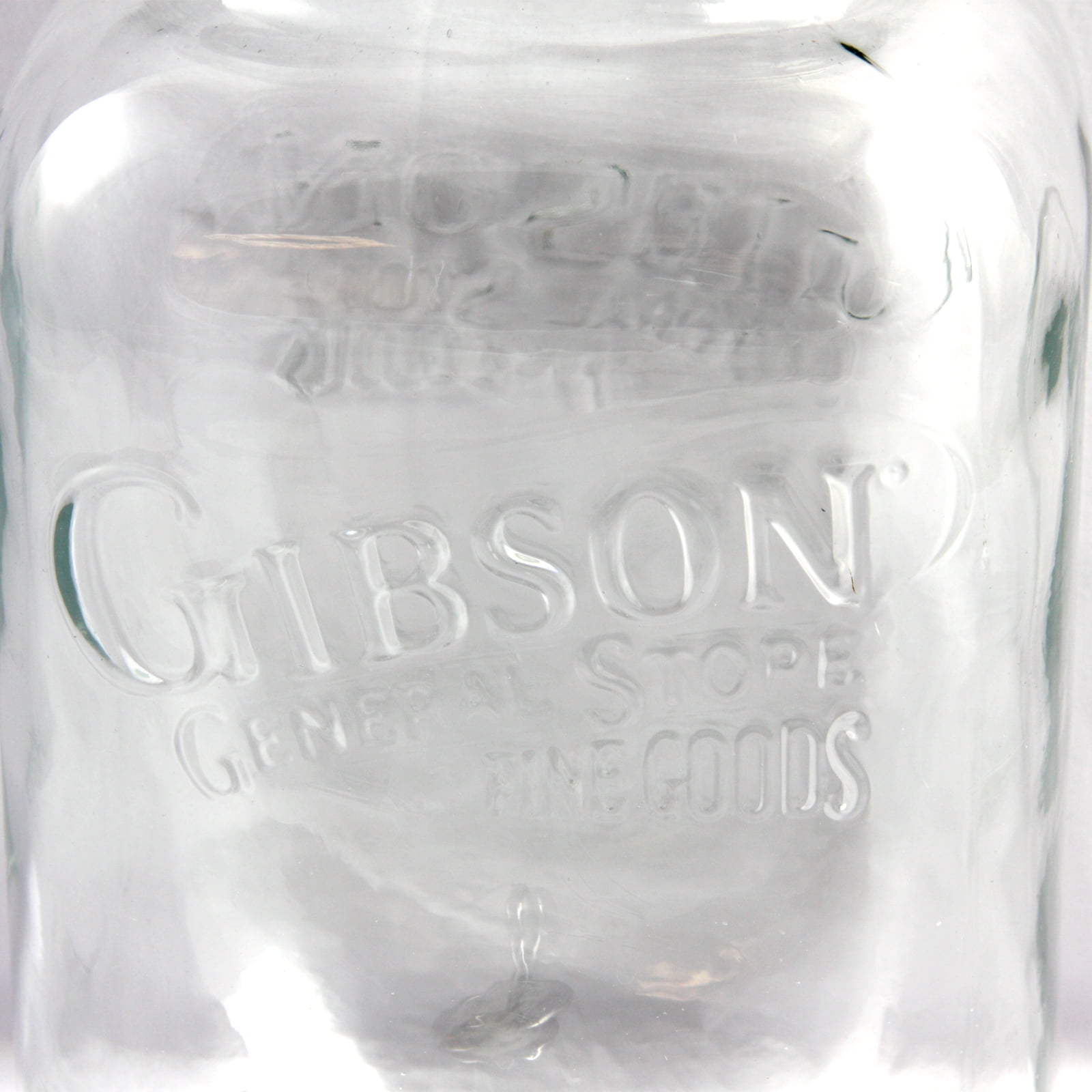 Gibson Home Chiara 2 Gallon Glass Mason Jar Dispenser Blue - Office Depot