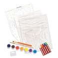 thumbnail image 2 of Faber-Castell Young Artists Deluxe Paint By Number Mixed Media Kit - Munch: The Scream, 2 of 5