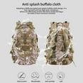 thumbnail image 4 of Camouflage High-Capacity Outdoor Backpack, Multi-Functional Tactical Hiking Bag, Double Shoulder, Hip Belt Bag, Water-Resistant for Camping, Climbing, Travel, 4 of 8