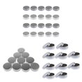 thumbnail image 1 of 30 Piezas de Bálsamo de Aluminio Macarena Tarro Vacío, 1 of 7