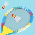 thumbnail image 3 of 4PCS Badminton Racquet Set Poignée en Mousse Antidérapante LED Tennis Racquet Set pour Kids, 3 of 10