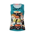 thumbnail image 4 of Gaeub I Love Sushi Women's Workout Tank Tops Lightweight Sleeveless Shirts for Women for Athletic Running Tennis Yoga - X-Large, 4 of 9