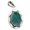 emerald, variant on Solid 925 Sterling Silver Pendant For Men Women, Emerald Oval Gemstone Handcrafted Pendant For Mother's Day Gift